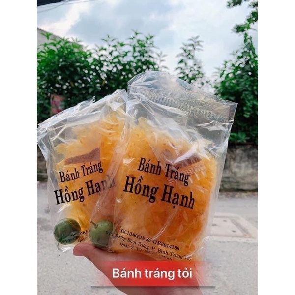 Bánh tráng tỏi hồng hạnh