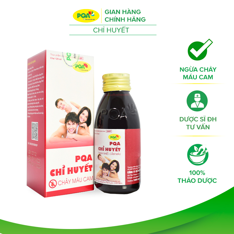 PQA Chỉ Huyết dùng cho người chảy máu cam- chai 125ml
