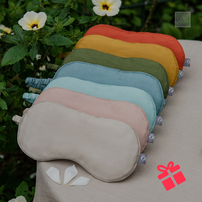 Bịt mắt ngủ từ sợi tơ tằm tự nhiên của Óng Silk