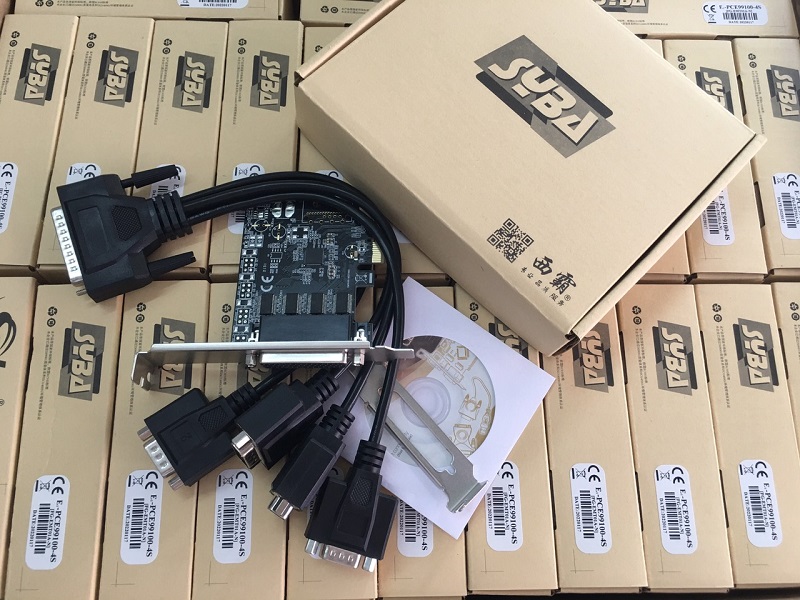 Card pci-e to 2 cổng, 4 cổng, 8 cổng com syba cao cấp