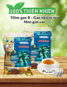 TRÀ DIỆP HẠ CHÂU NGUYÊN THÁI TRANG GIẢI ĐỘC GAN 100 GÓI
