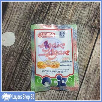 Rau câu giòn Agar Hải Long, Bột thạch rau câu, Bột thạch giòn hảo hạng Agar 50g