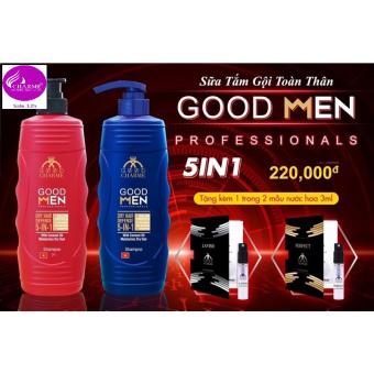 Sữa Tắm Gội Toàn Thân Charme_Good_Men 600ml