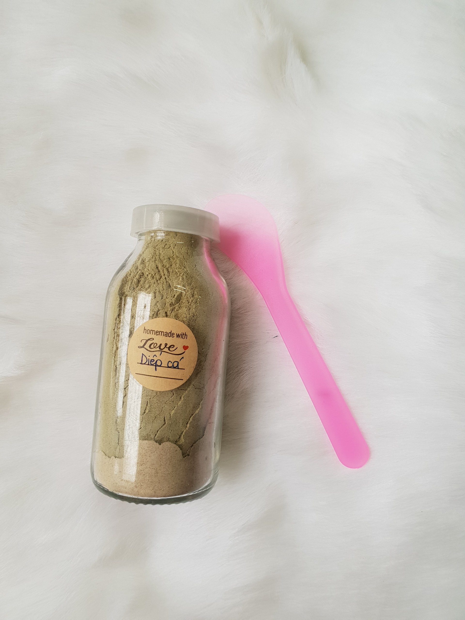 Lọ 50g Bột Diếp Cá sấy lạnh Handmade - giảm mụn, kiềm dầu