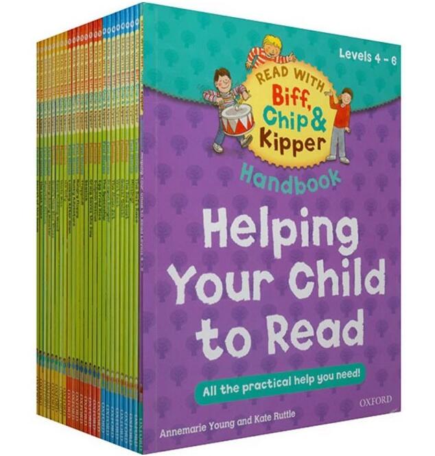 [Ship từ Tp.HCM] 1 Bộ 25 Sách 4-6 Cấp độ Oxford Reading Tree Biff, Chip Kipper Sách tranh tiếng Anh thực tế cho trẻ em