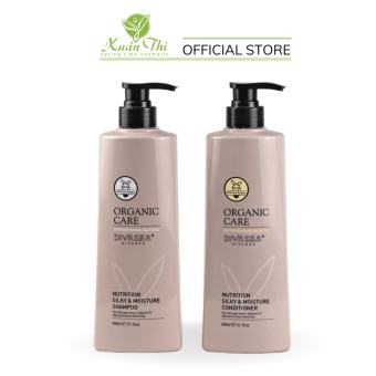 Dầu gội hữu cơ dưỡng tóc chuyên sâu, ngăn gãy rụng, phục hồi tóc hư tổn - Divasea Organic Care 800ml - Mỹ phẩm Xuân Thì