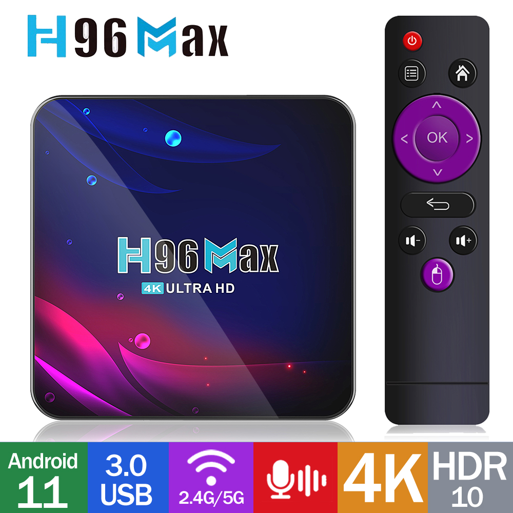 Android Tv Box 4Gb Ram 64Gb Rom Smart Media Player Set-Top Box