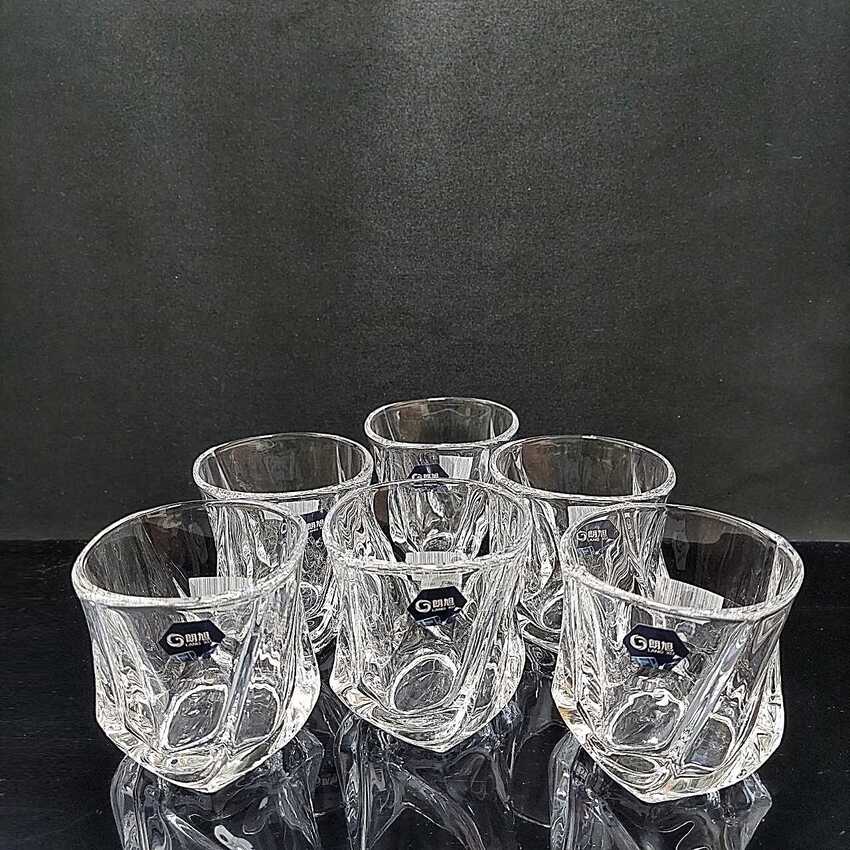 Bộ Ly Uống Rượu Tây 150ML (bộ 6 cái) kiểu xoắn thủy tinh cao cấp đế dày – Bộ Ly Rượu đẹp – Ly Rượu Thủy Tinh - Cốc Uống Rượu siêu trong