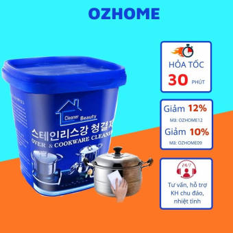 Kem tẩy rửa xoong nồi đa năng Hàn Quốc ,Đánh Bay Các Vết Bẩn Cứng Đầu - Bột Cọ Xoong Nồi , Vệ Sinh Nhà Bếp Đa Năng Sạch Sẽ  Làm mới các loại xoong nồi Vệ sinh nhà bếp nhà tắm siêu sạch tẩy bay gỉ sét