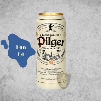 Bia paderborner pilger original 5%, lon 500ml, beerhlic, bh11l, bia đức