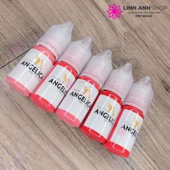 MỰC ANGELICA Bản VIỆT Tem Trắng Siêu Đậm Chính Hãng Phun Xăm