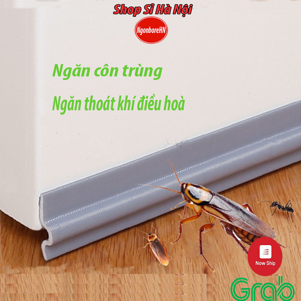 Thanh chắn cửa chống côn trùng, ron chặn cửa, chống gió lùa, bụi bẩn, giữ nhiệt máy lạnh