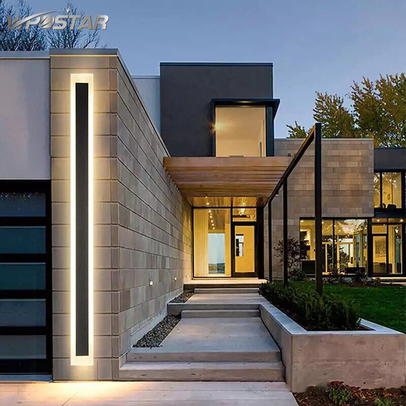 LED Outdoor Waterproof Wall Light Modern IP65 Exterior Wall Sconces for Villa Porch Garden Street Decoration