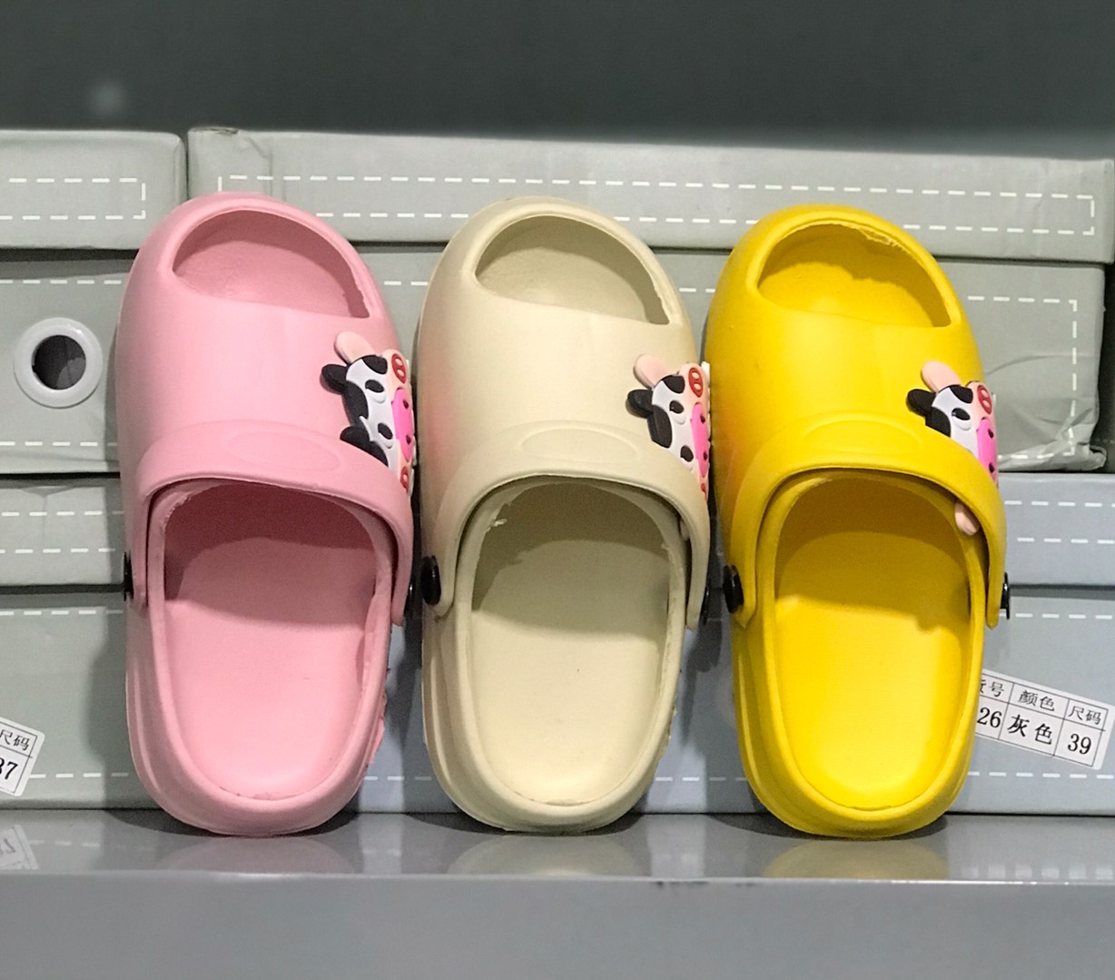 DÉP SỤC CHO BÉ TỪ 2-5 TUỔI HỌA TIẾT HÌNH BÒ SỮA, KHỦNG LONG, DOG SIÊU CUTE