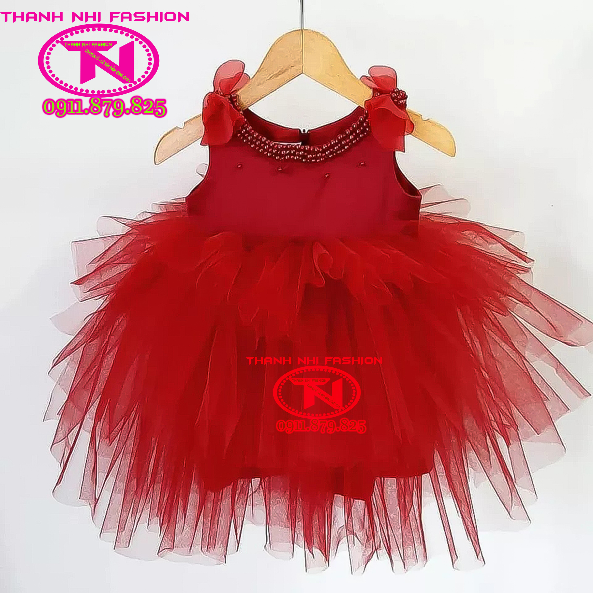 Váy đầm thiết kế cho bé - váy công chúa tn002