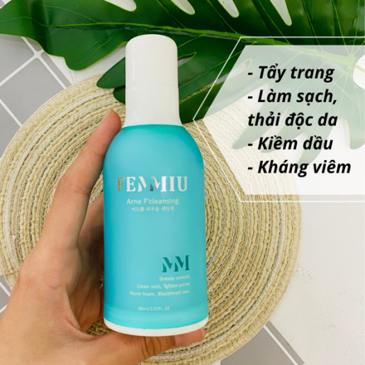 Sữa Rửa Mặt Cho Da Mụn Femmiu 80ml - Chính Hãng Femmiu
