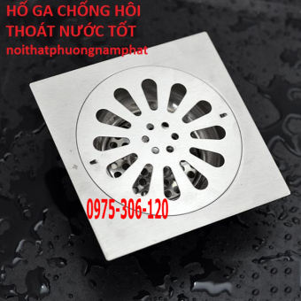 [HỐ GA DÀY] Phễu Thoát Sàn Hố Ga Lược Rác INOX 304 Chống Mùi Hôi HG4 hố ga dày chuẩn inox 304 chống han gỉ