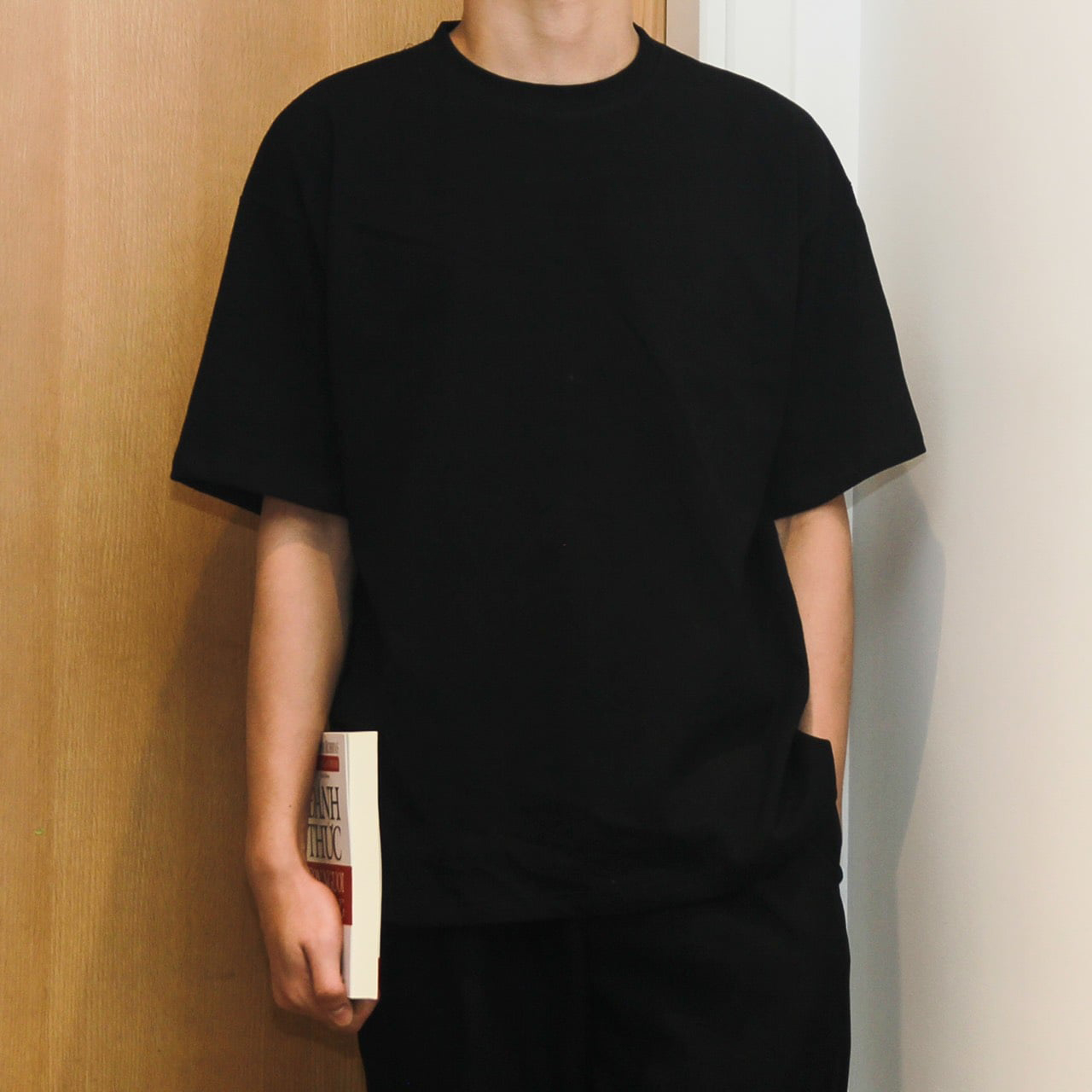 Áo thun Unisex Basic Tee 100% Cotton, phông trơn nam nữ tay lỡ oversize form rộng