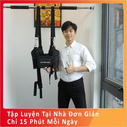 Đai Treo Kéo Giãn Cột Sống An Cốt Nam - Chỉ 5 Phút Tập Luyện Mỗi Ngày - Hiệu Quả Ngày Lần Đầu Sử Dụng