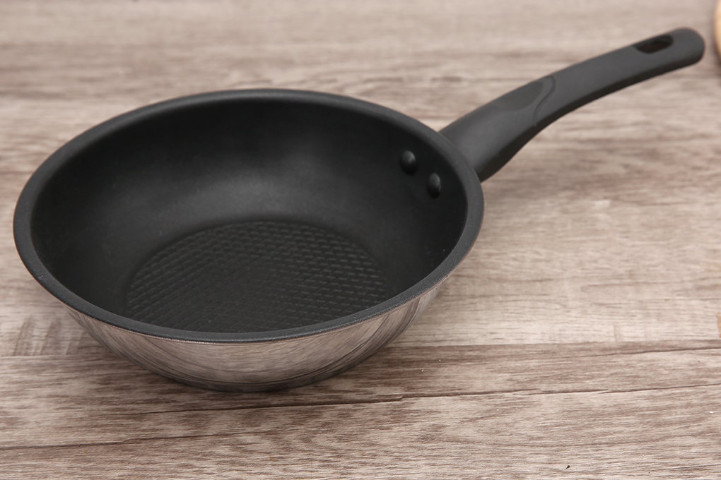 Chảo chống dính 3 đáy inox 430 Fivestar Standard (16cm) - chảo bếp từ cao cấp