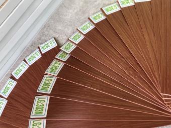 MÃ 303N NẸP GỖ PVC DÁN CẠNH LOẠI 1 CUỘN CHỈ NẸP NHỰA BO BÀN VIỀN CẠNH TỦ GỖ 100M*21MM43MM