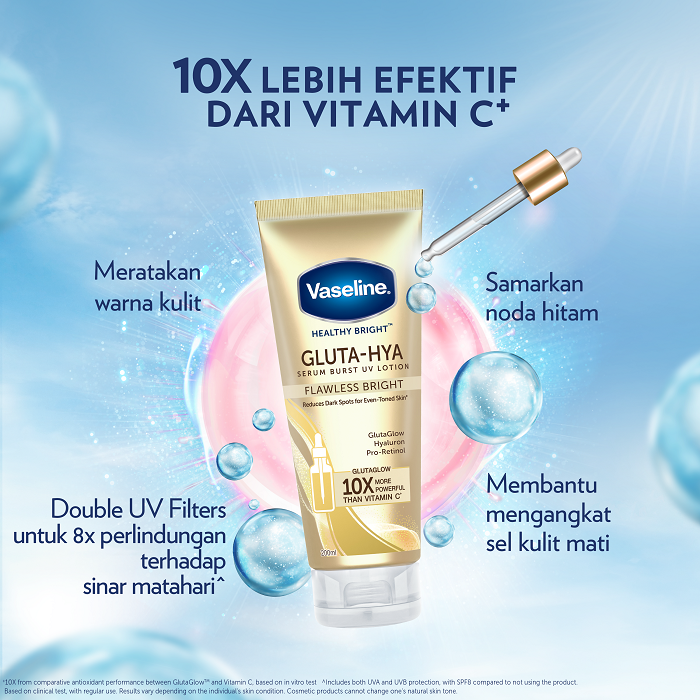Vaseline Gluta-Hya Body Serum Flawless Bright 330 mL