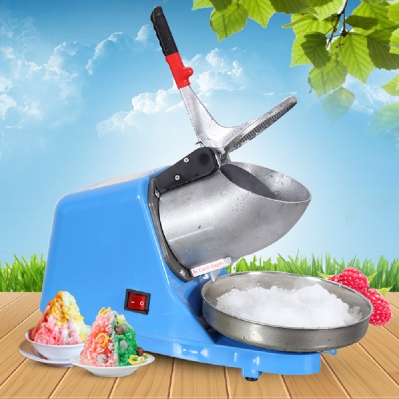 Máy bào đá tuyết 2 lưỡi thế hệ mới , 2 lưỡi rất sắc bén bằng thép chắc chắn giúp bào nhanh mịn