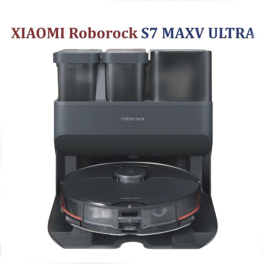 Robot hút bụi lau nhà Roborock S7 MaxV Ultra -Tự động giặt khăn và đổ rác – Lau rung cao tần – Chính hãng