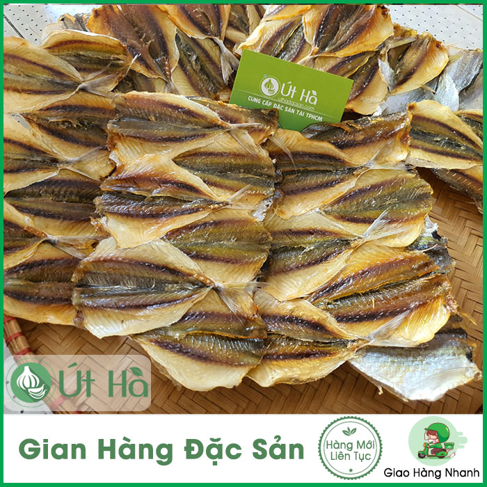 Khô cá chỉ vàng quảng ngãi bịch 200gr loại i thịt dày vàng ươm - út hà đặc sản