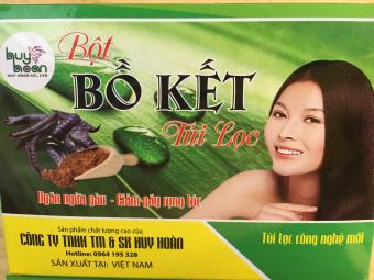 Bột bồ kết túi lọc - Thảo dược gội đầu bồ kết- Dầu gội bồ kết - Hộp 10 túi x 10g