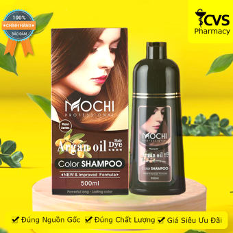 Dầu Gội Phủ Bạc Mochi Màu Nâu Hạt Dẻ 500ml - Bí Quyết Từ Nhật Bản - cvspharmacy