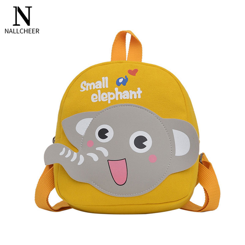 NALLCHEER Children s backpack canvas bag cartoon cute lightweight