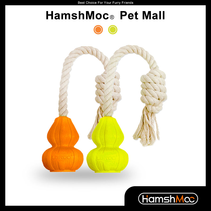 Hamshmoc đồ chơi kéo chó đồ chơi dây thừng bằng cotton bền cho thú cưng đồ chơi nhai gặm bằng cao su đồ chơi đào tạo ném tương tác cho chó nhỏ vừa