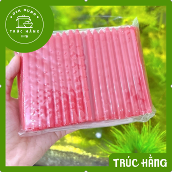 Set 120 cây đèn cầy thắp sáng chơi trung thu màu đỏ - Đèn cầy màu đỏ