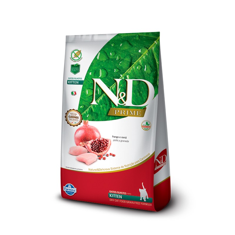 Hạt farmina - n&d prime cat chicken, pomegranate cho mèo con