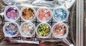 Set nhũ kim tuyến, nhũ rắc trang trí móng tay dành cho nai