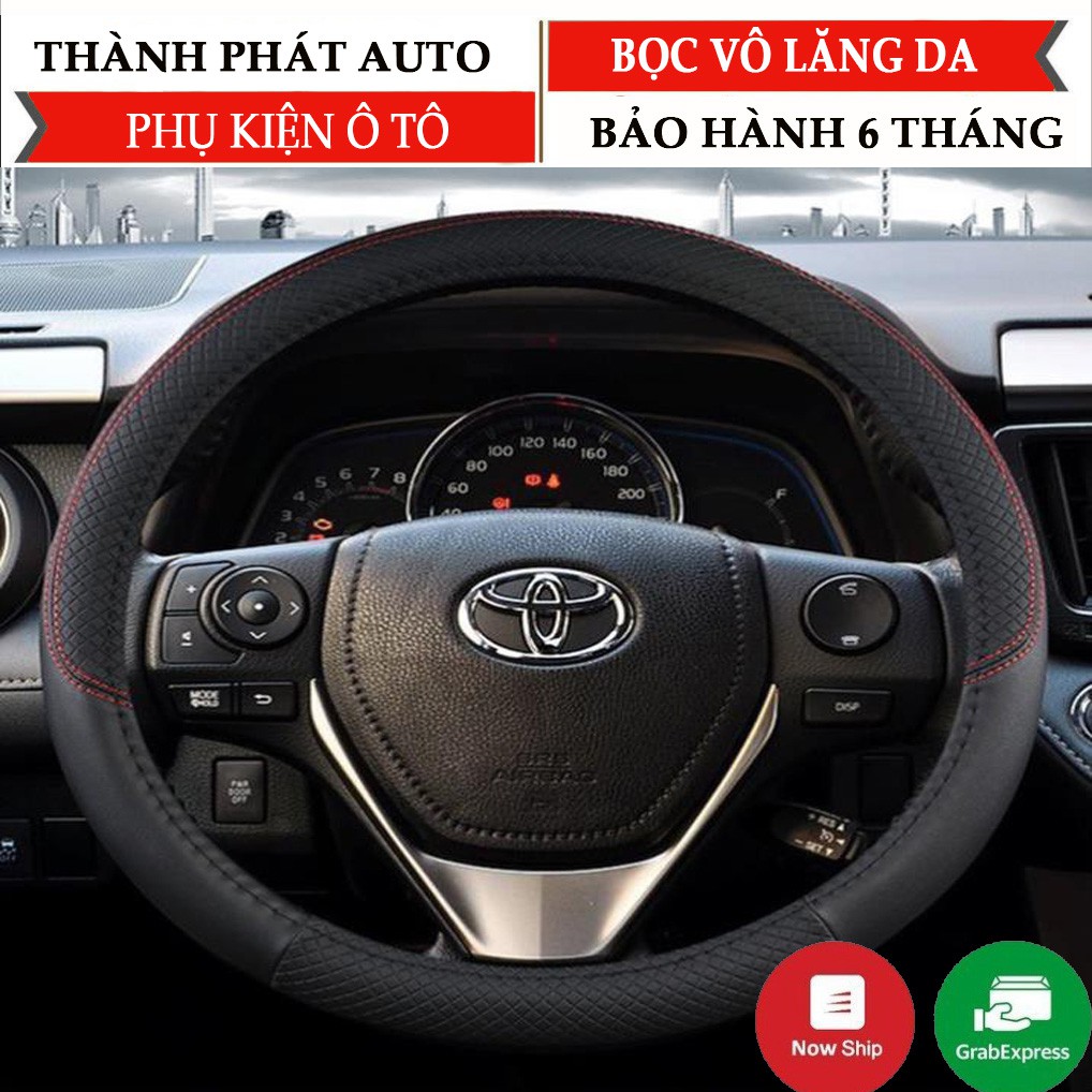 Bọc Volang Da ULTRA RACING Bọc volang xe ô tô, xe hơi bằng da cao cấp bao tay lái xe hơi sợi carbon chống trơn trượt