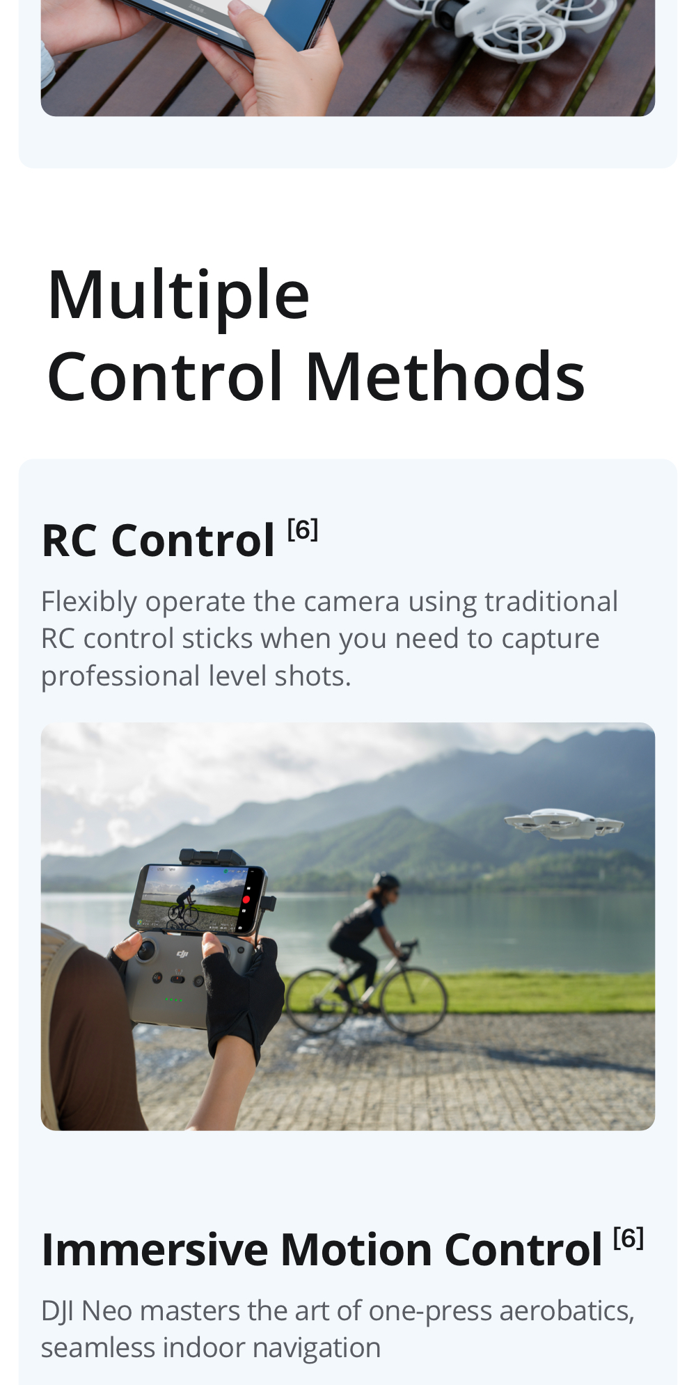 DJI Neo - Camera Drone | 4K/30fps | 135g Ultra Light Weight | Palm Landing | Beginner Friendly | Easy Control | AI tracking | 5 Shooting Modes · v11