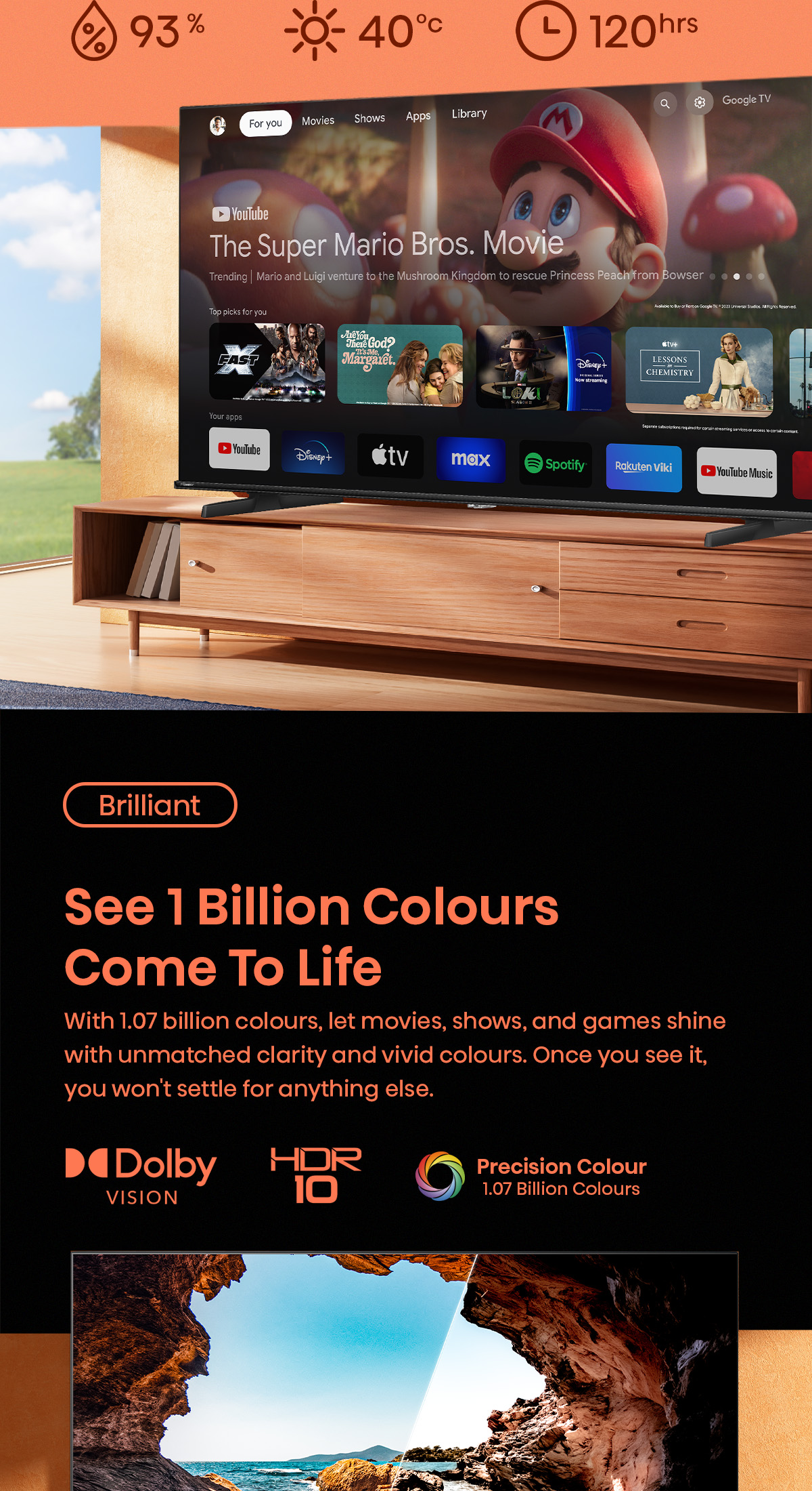Hisense E6N 43/55/65/75 inch 4K UHD Google TV | Dolby Vision & Audio | DTS VirtualX | MEMC · v15