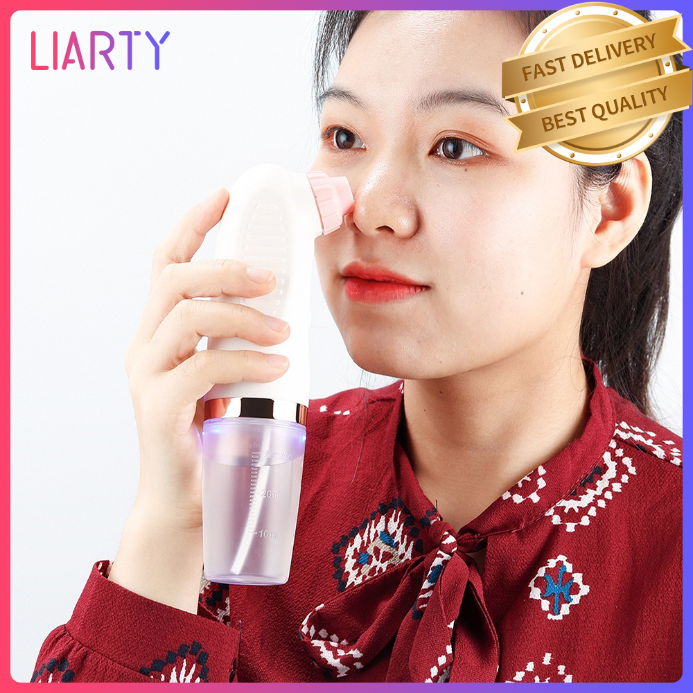 Gambar LIARTY Electric Small Bubble Blackhead Remover Water Cycle Acne Removal Vacuum Suction Facial Spot Cleaner Device