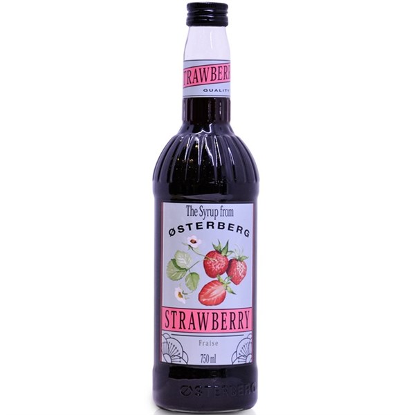 Syrup Osterberg Dâu Strawberry Syrup 750 ml - SOS010