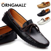 ORNGMALL Men's Casual Leather Loafer Shoes