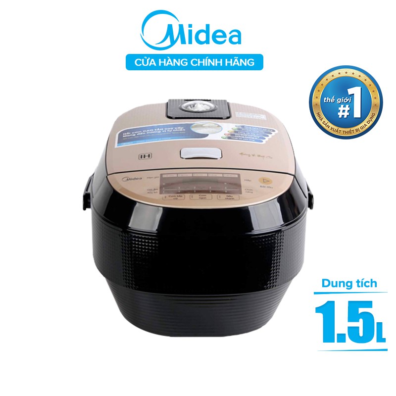 Nồi cơm điện cao tần Midea 1.8 lít MB-HS5007-Chính Hãng trưng bày 99%,Lòng nồi 5 lớp dày,phủ chống dính.Công nghệ nấu cao tần không qua mâm nhiệt