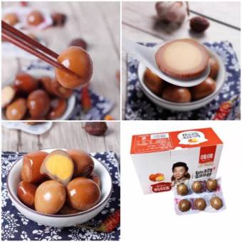 Trứng cút ngâm xì dầu nội địa - Trứng cút muối xì dầu 5 gói 15 quả cực ngon