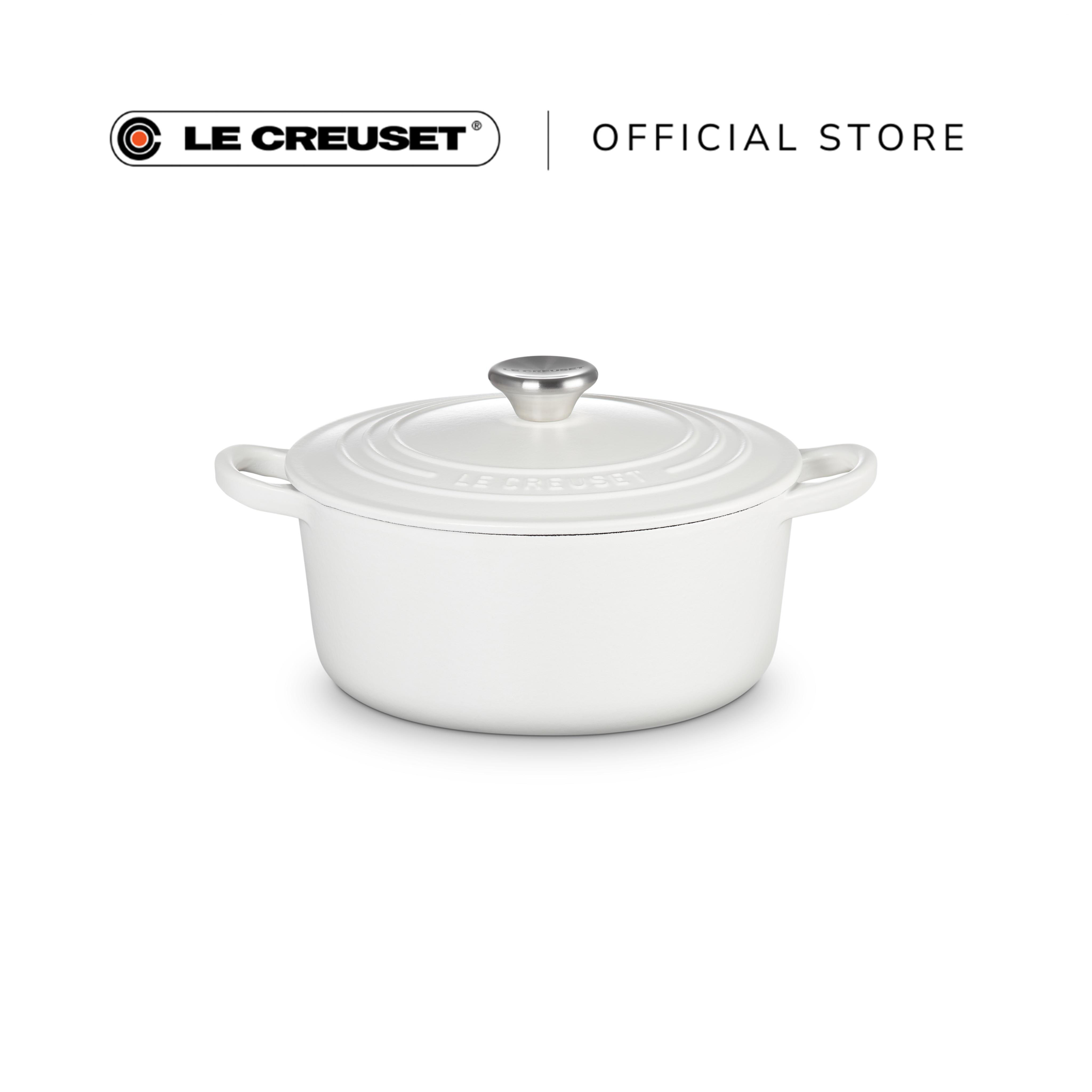 Le Creuset Cast Iron Signature Round French Oven 24cm (Cotton