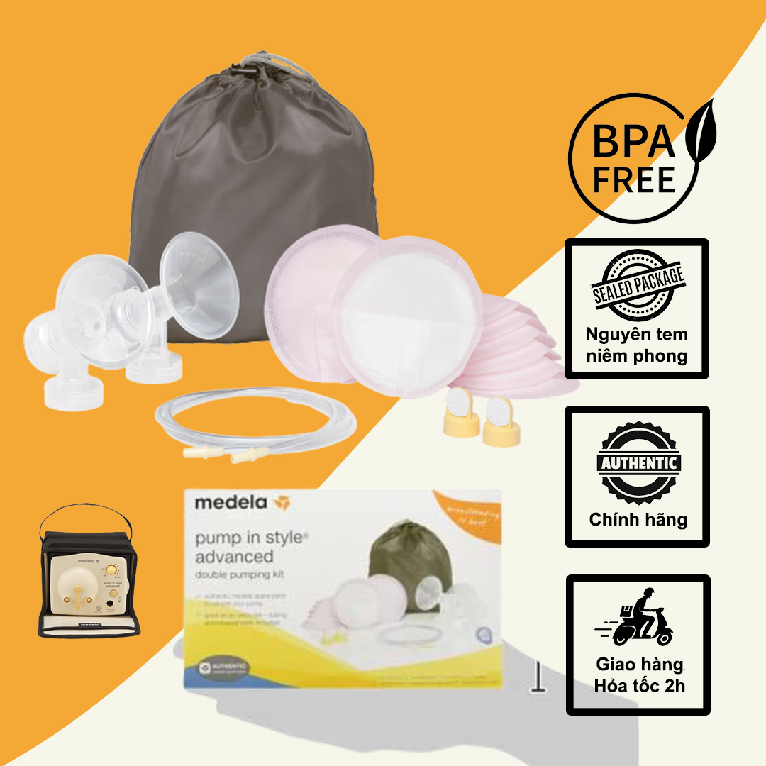Bộ phụ kiện máy hút sữa Medela Pump size 24mm hộp nguyên seal