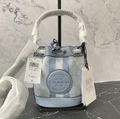 Coach Mini Dempsey Bucket Bag - Marble Blue