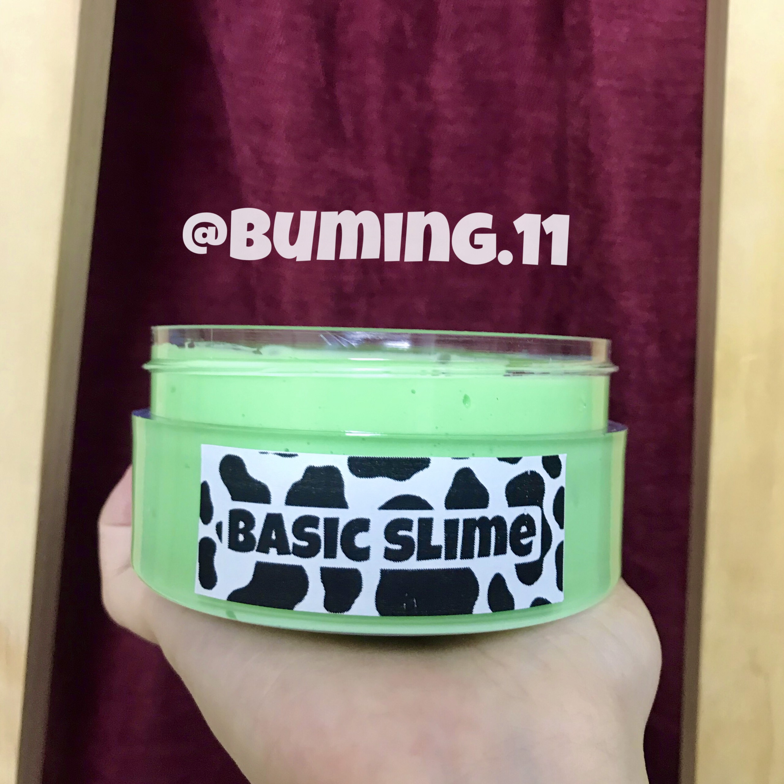 Slime basic màu xanh lá 200ml