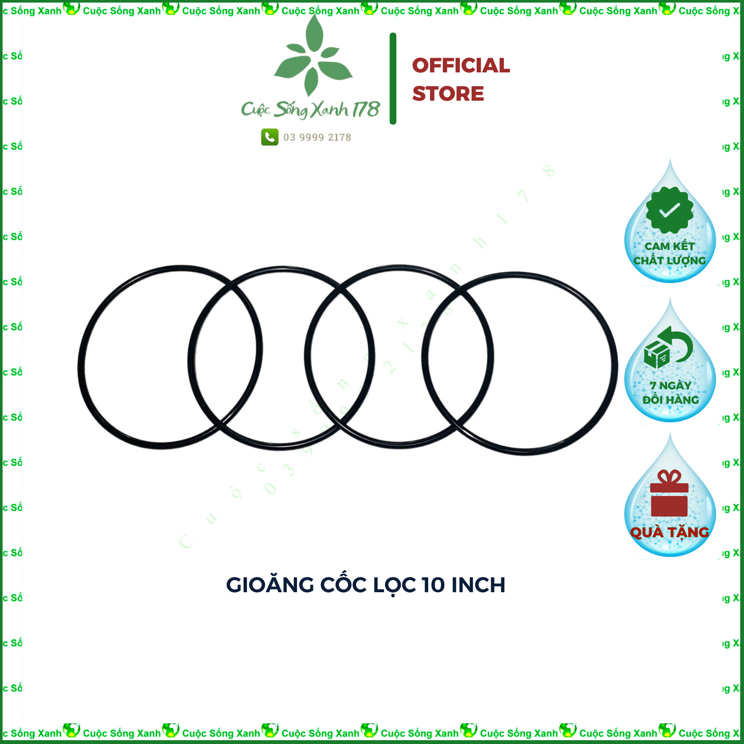 Gioăng cốc lọc 10 inch dùng cho máy lọc nước