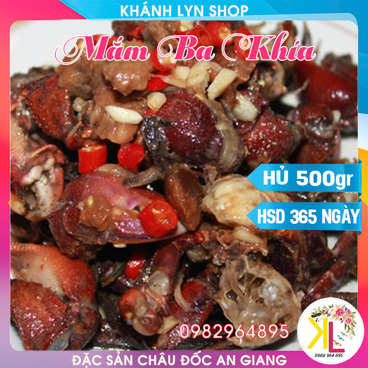Mắm Ba Khía Bà Giáo Khỏe 55555 Châu Đốc An Giang - Hủ 500gr